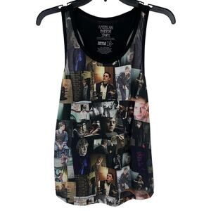 American Horror Story Peter Evens Collage Print Tank Top Womens Size Small
